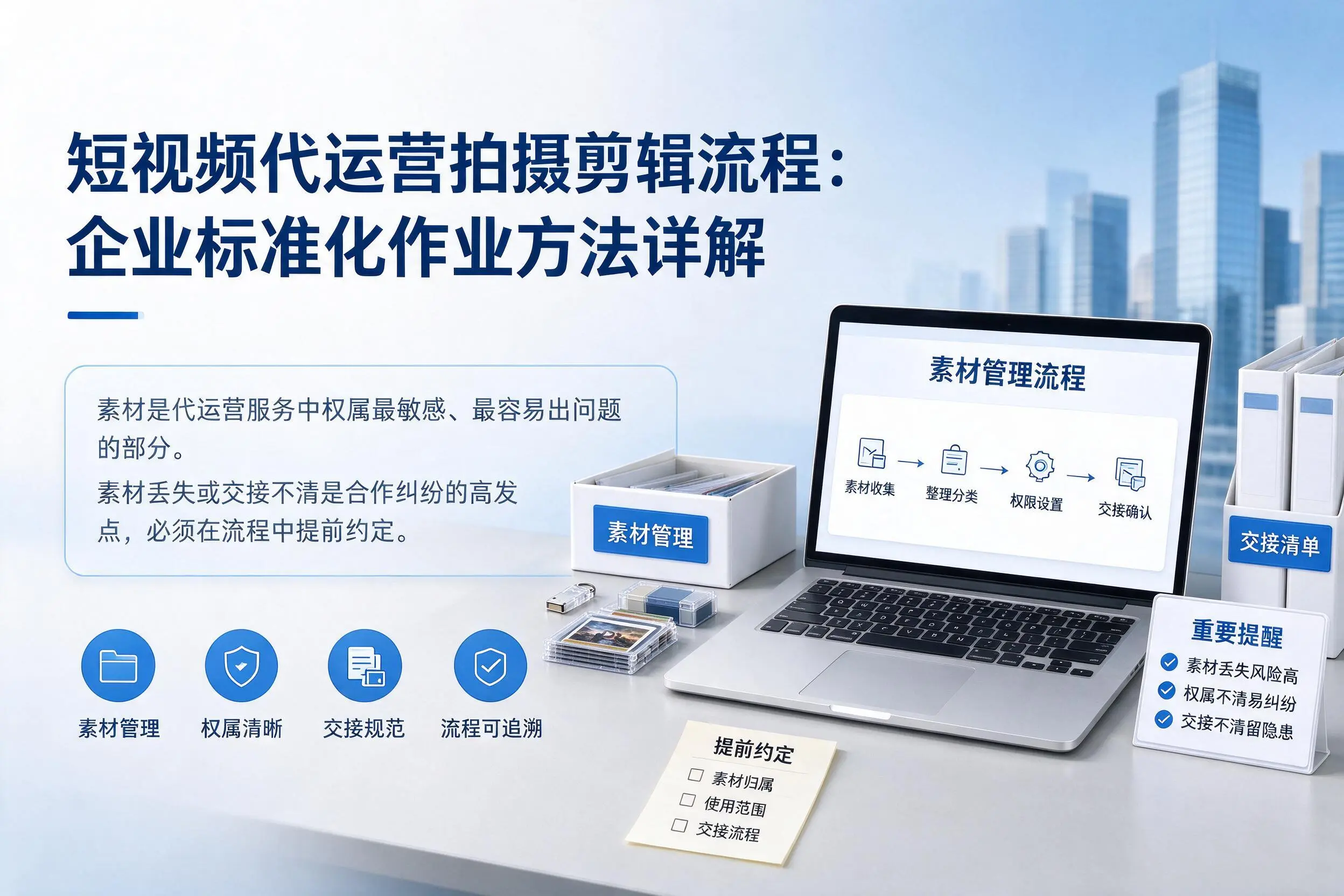 短视频代运营拍摄剪辑流程:佛山企业标准化作业方法详解