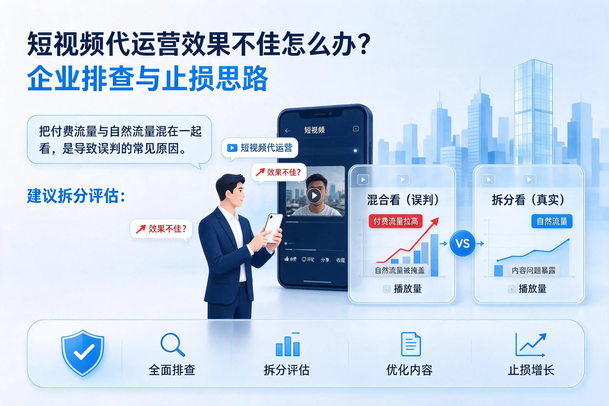 短视频代运营效果不佳怎么办?佛山企业排查与止损思路