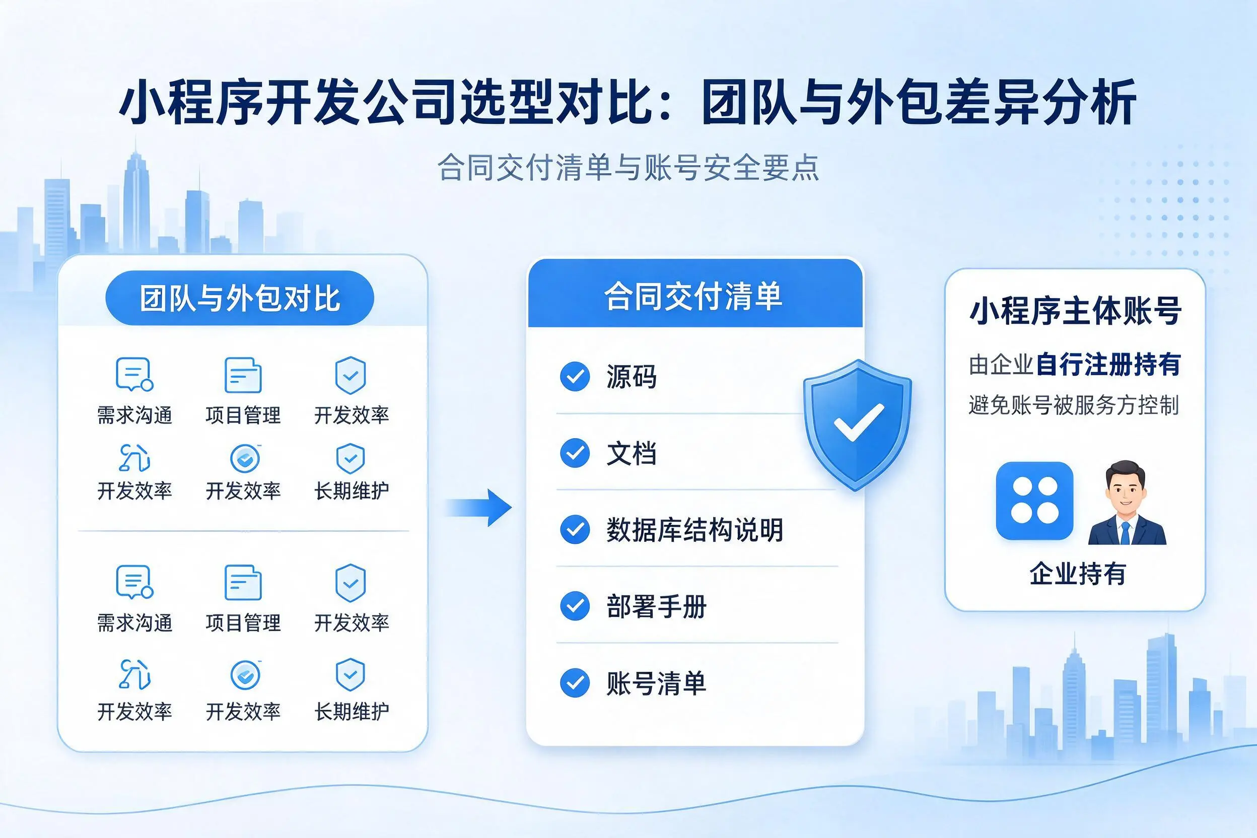 佛山小程序开发公司选型对比：团队与外包差异分析
