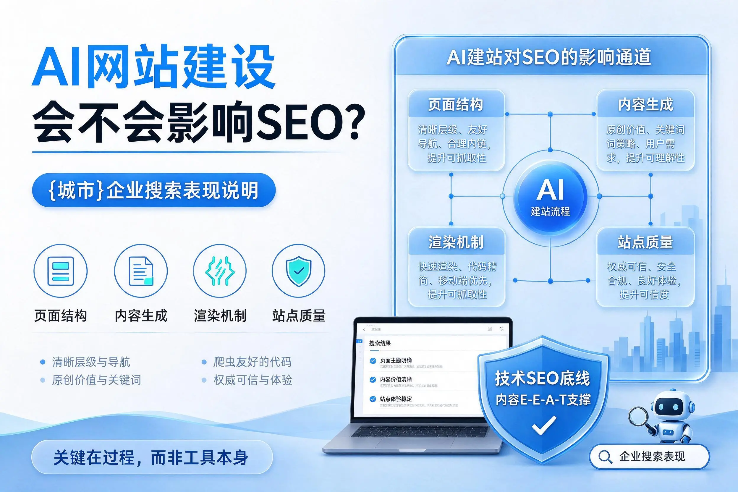 AI网站建设会不会影响SEO？佛山企业搜索表现说明