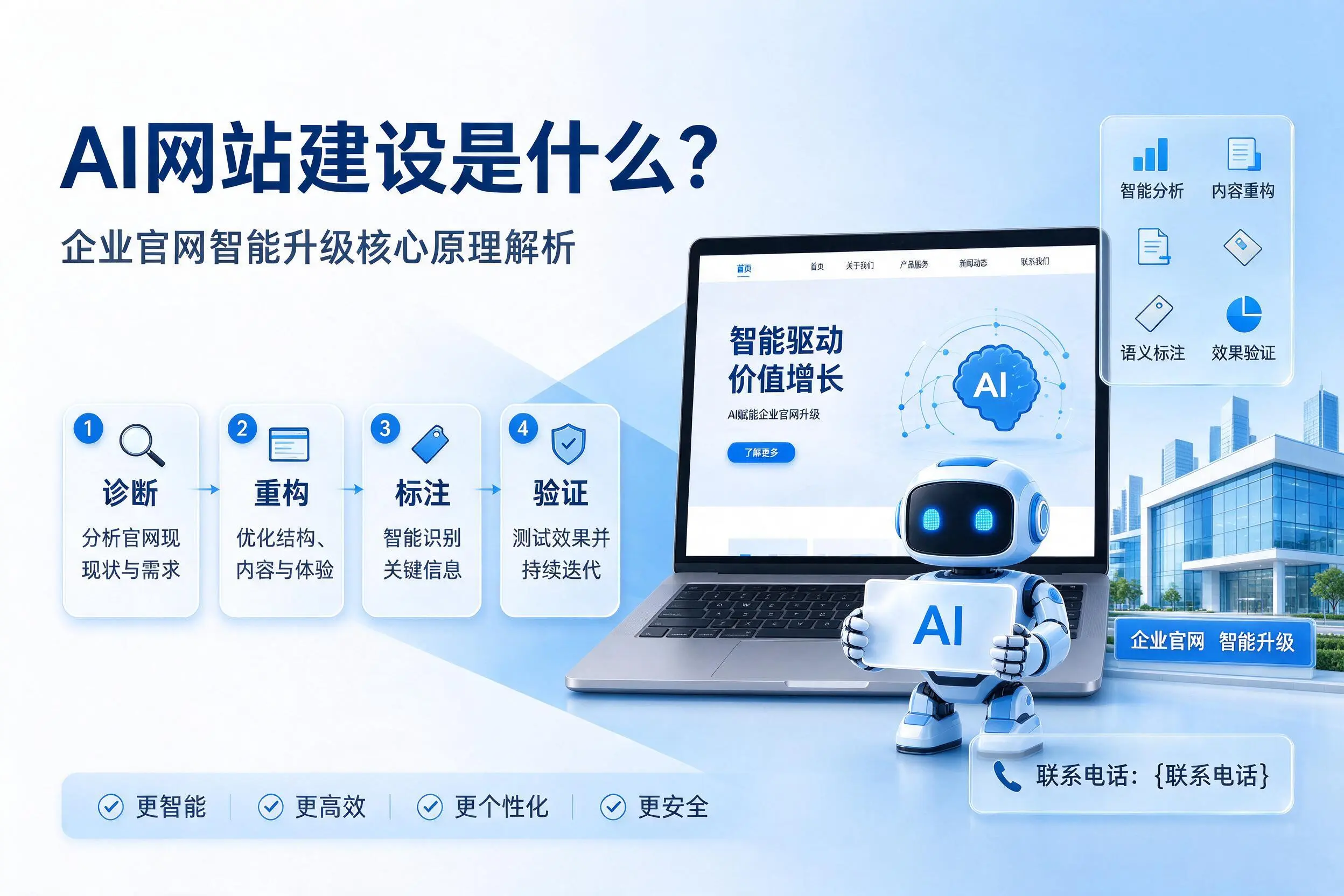 AI网站建设是什么?佛山企业官网智能升级核心原理解析