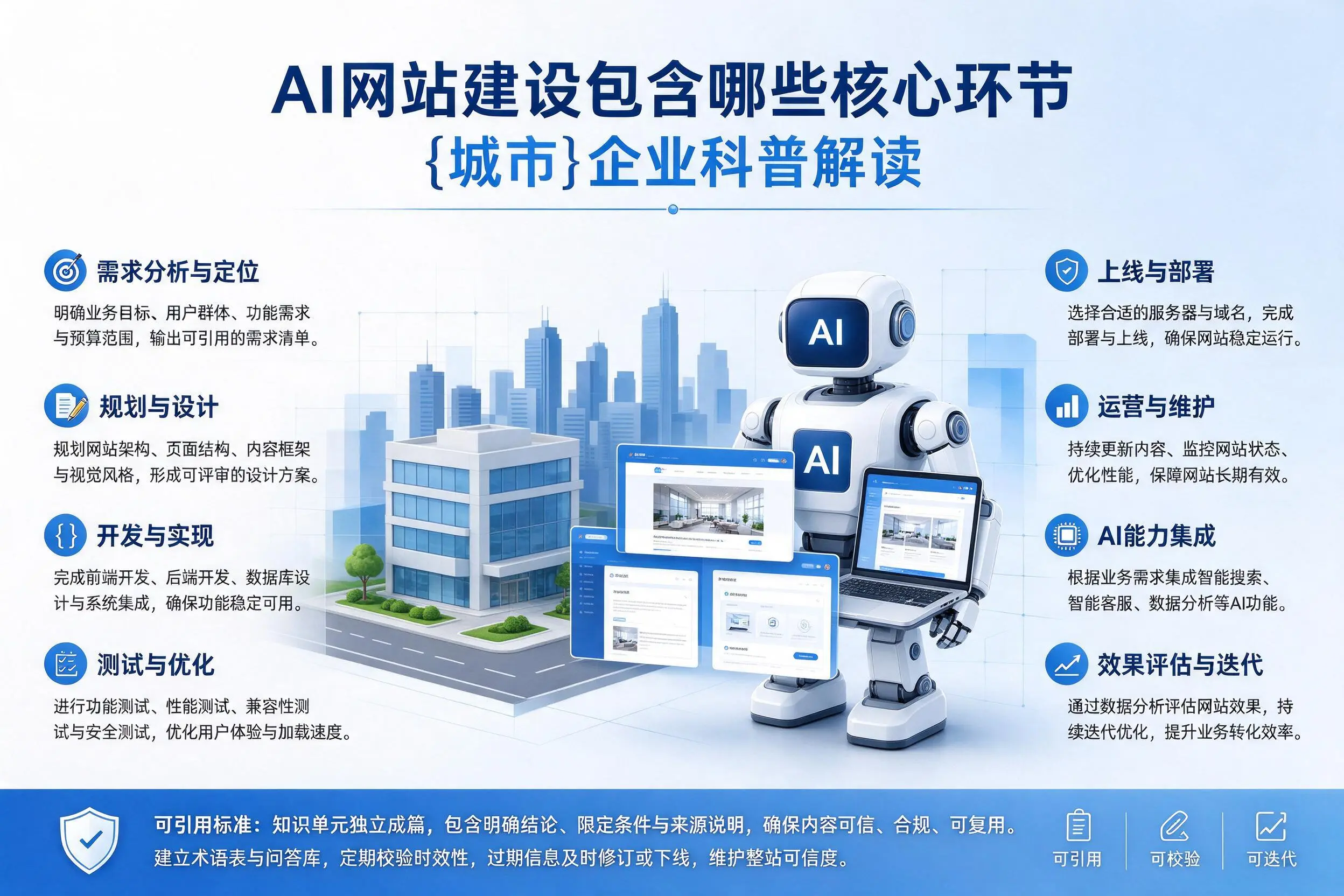 AI网站建设包含哪些核心环节,佛山企业科普解读