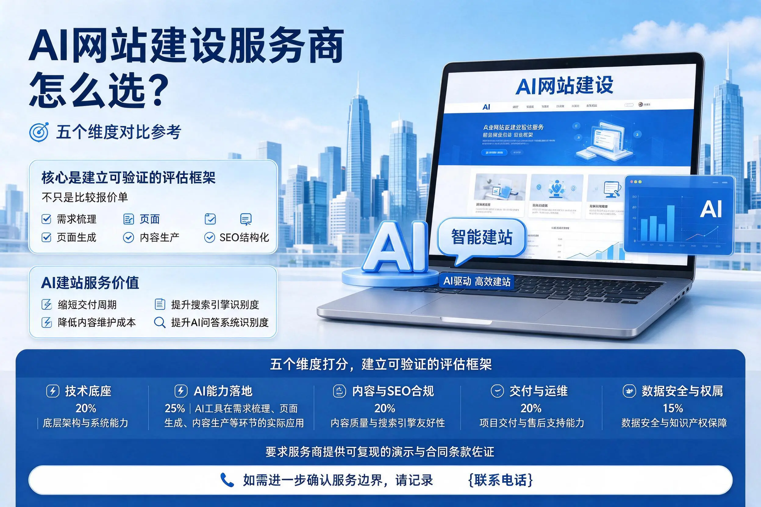 佛山AI网站建设服务商怎么选？五个维度对比参考
