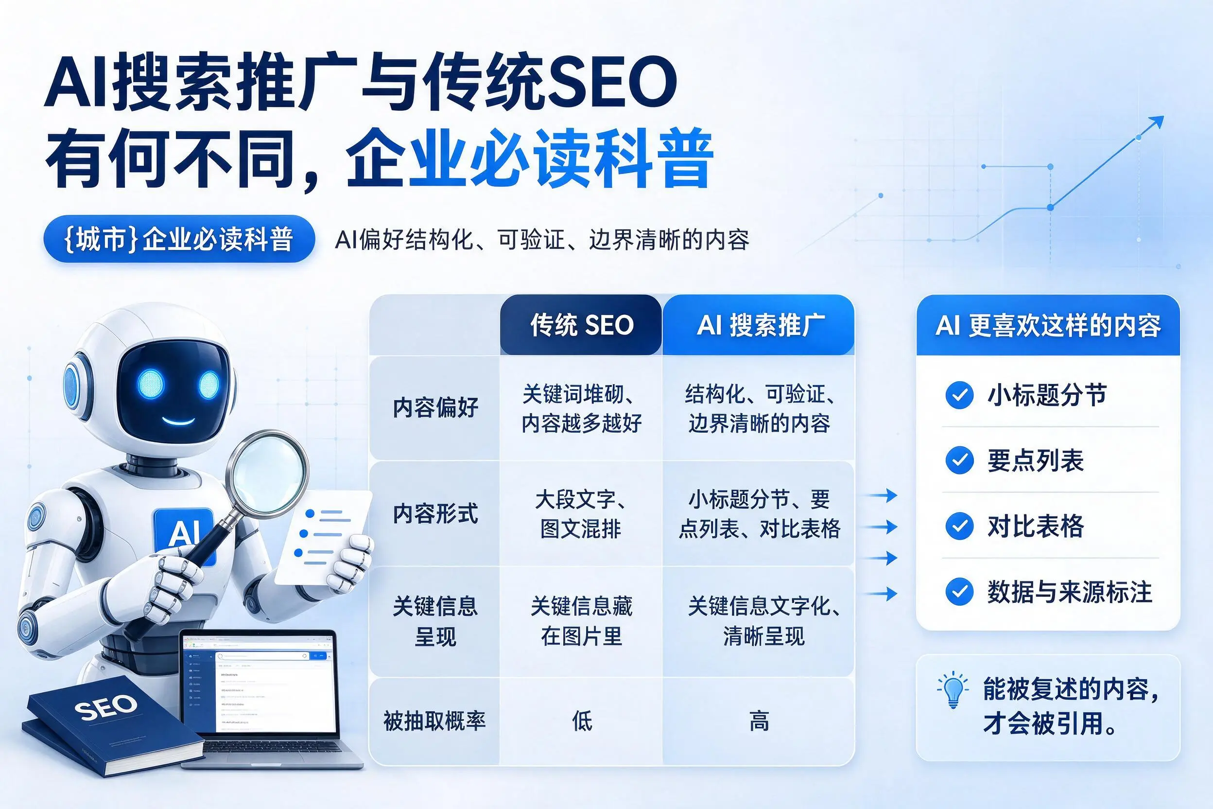 AI搜索推广与传统SEO有何不同，佛山企业必读科普